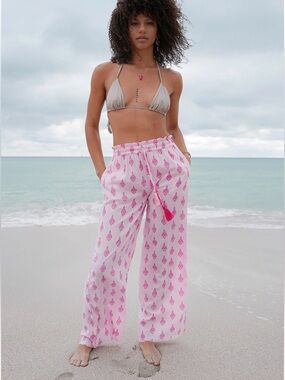 Debbie Katz Hailey Pant Pink NEW XS